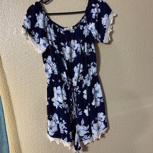 Off the shoulder romper